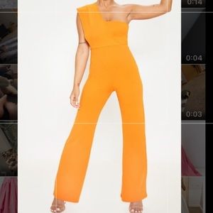 Orange jumpsuit size SMALL